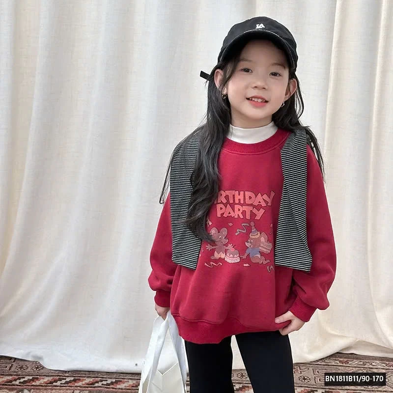 BỘ SƯU TẬP ÁO NỈ GẤU LÓT LÔNG AMBB  25H047