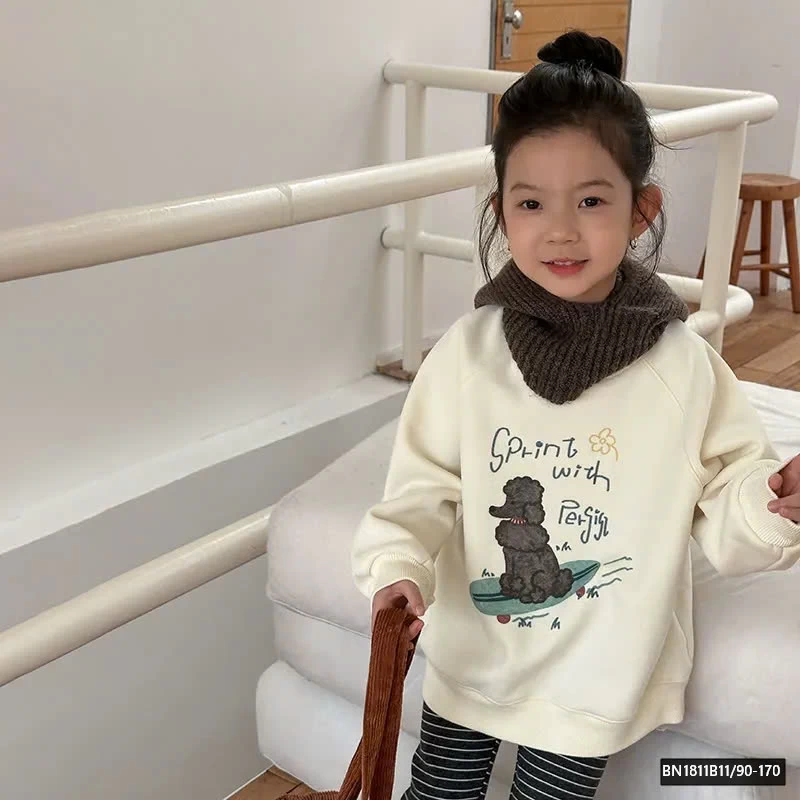 BỘ SƯU TẬP ÁO NỈ GẤU LÓT LÔNG AMBB  25H047