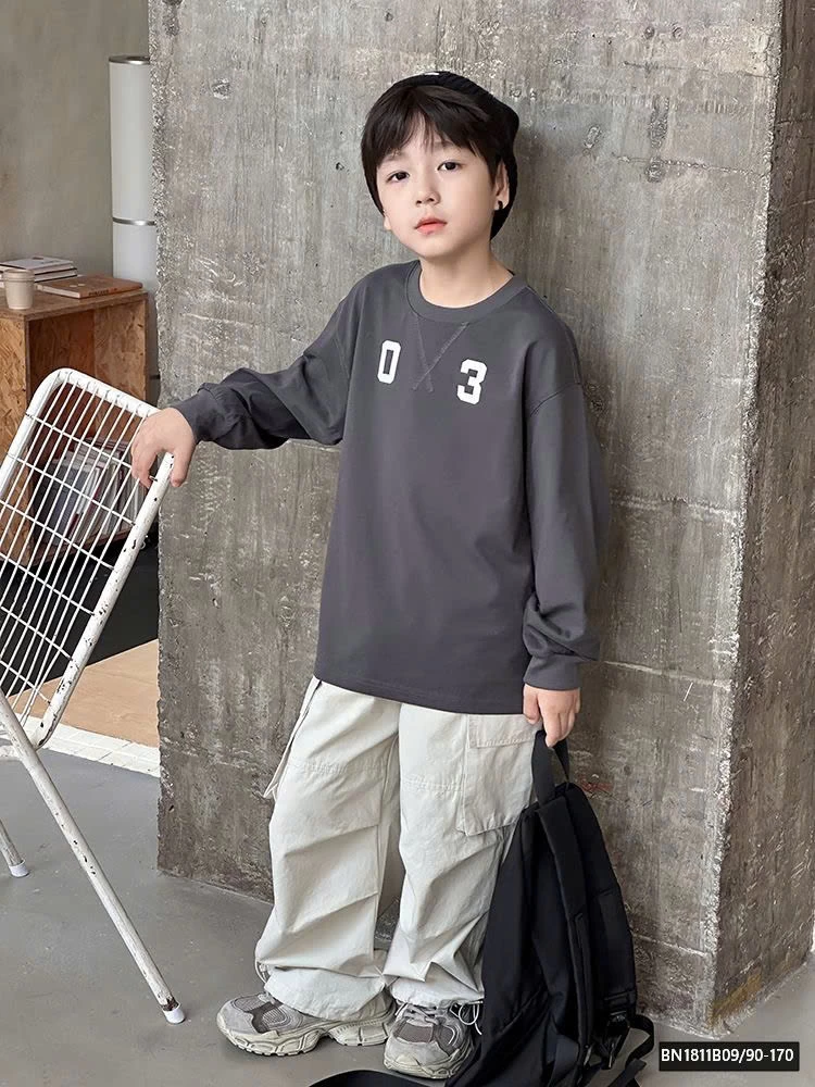 ÁO THUN DÀI TAY SỐ 03 AMBB 25G161