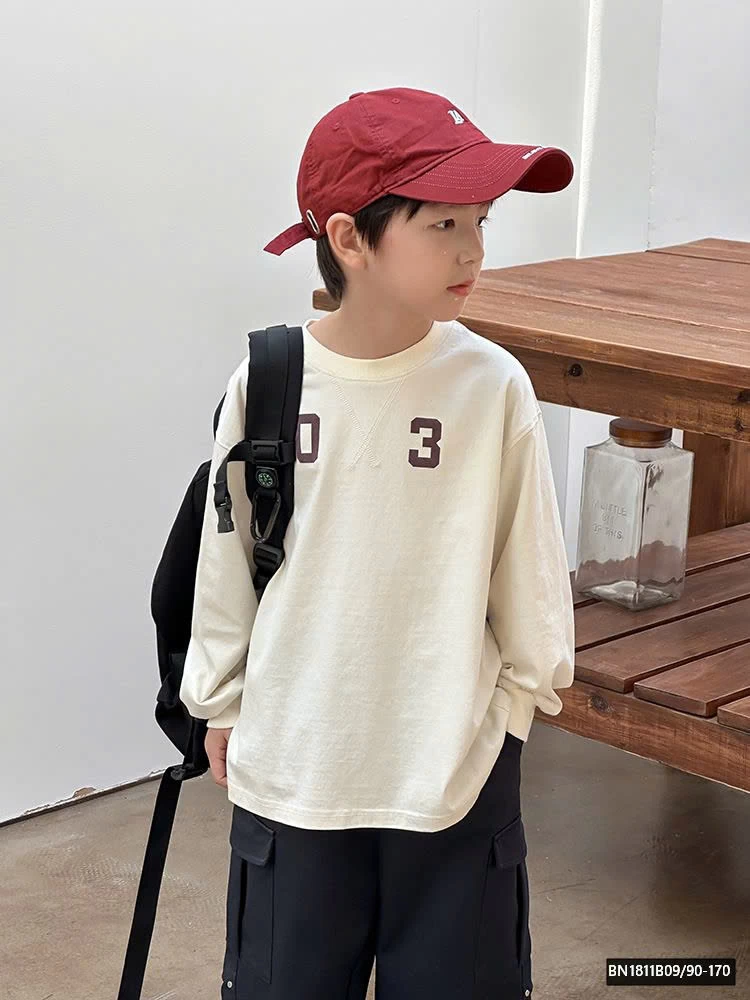 ÁO THUN DÀI TAY SỐ 03 AMBB 25G161