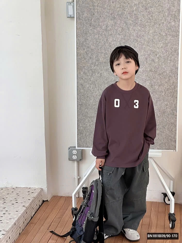 ÁO THUN DÀI TAY SỐ 03 AMBB 25G161