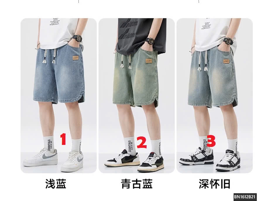 QUẦN SHORT JEAN NAM CẠP CHUN