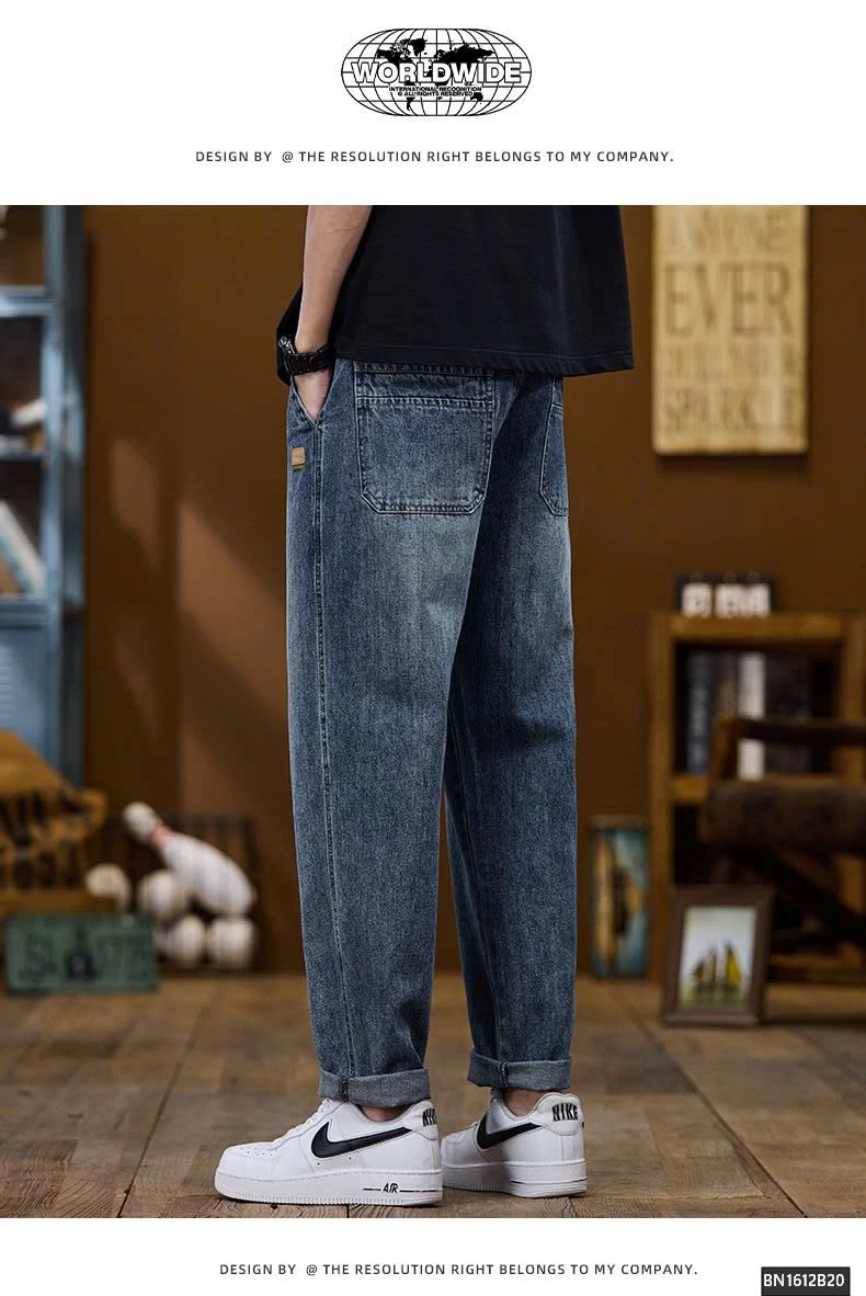 QUẦN JEAN NAM ỐNG ĐỨNG