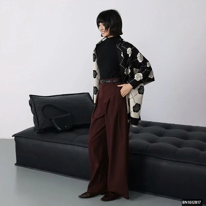 KHĂN CHOÀNG HỌA TIẾT HOA TRÀ