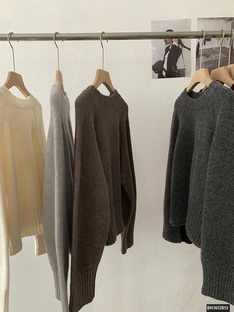 ÁO LEN TRƠN CỔ TRÒN NỮ