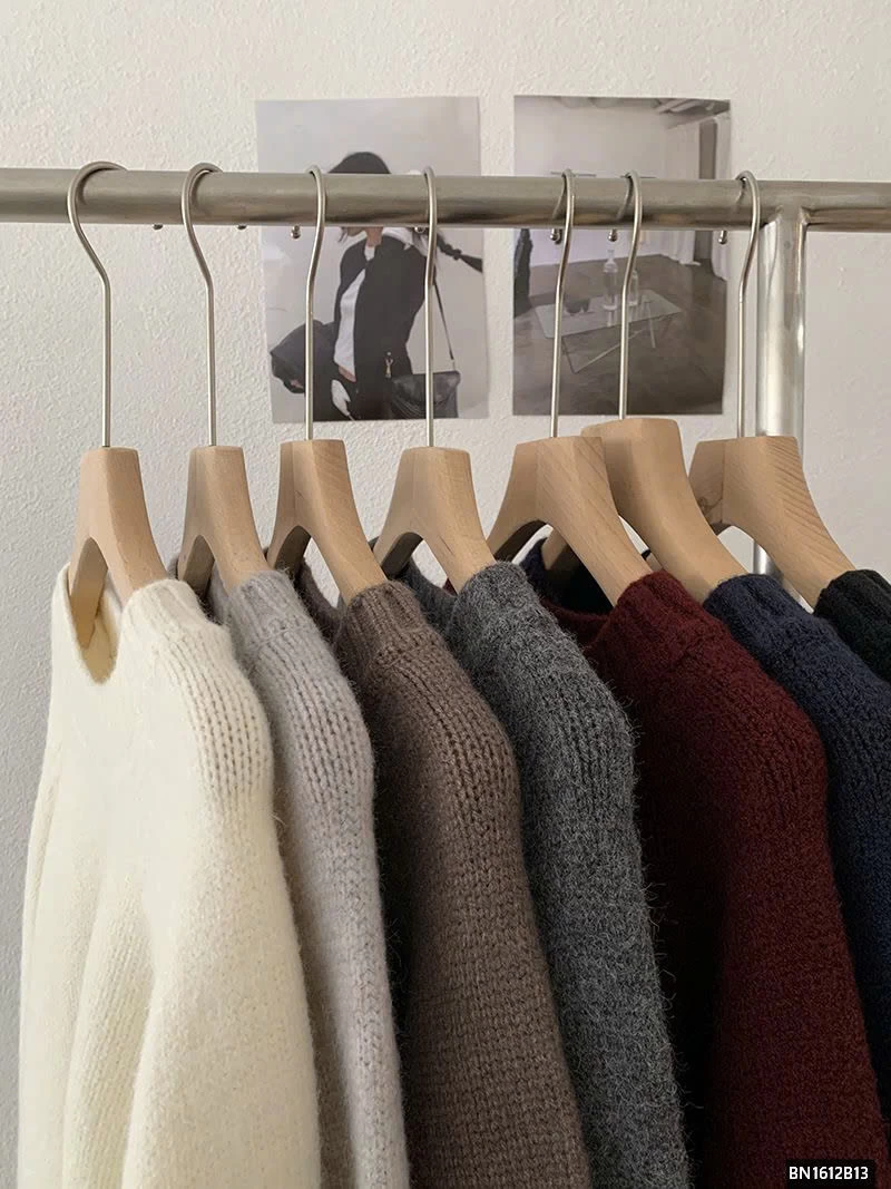 ÁO LEN TRƠN CỔ TRÒN NỮ