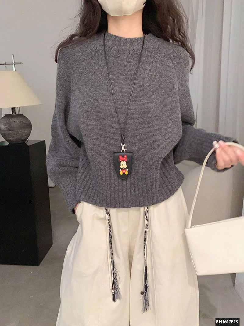 ÁO LEN TRƠN CỔ TRÒN NỮ