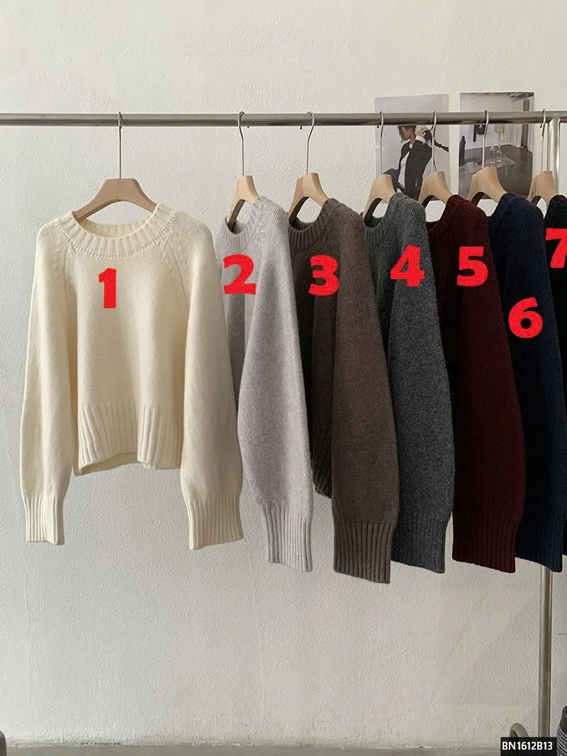 ÁO LEN TRƠN CỔ TRÒN NỮ