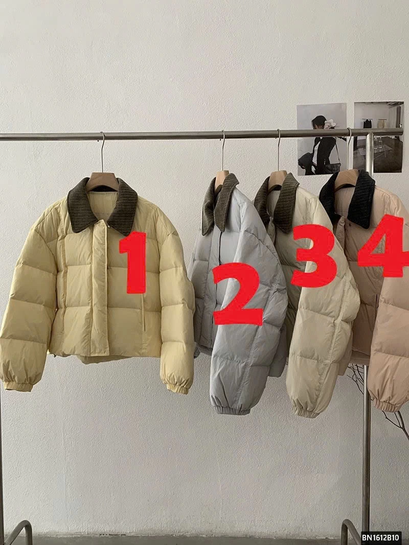 ÁO KHOÁC PHAO CỔ NHUNG CAO CẤP