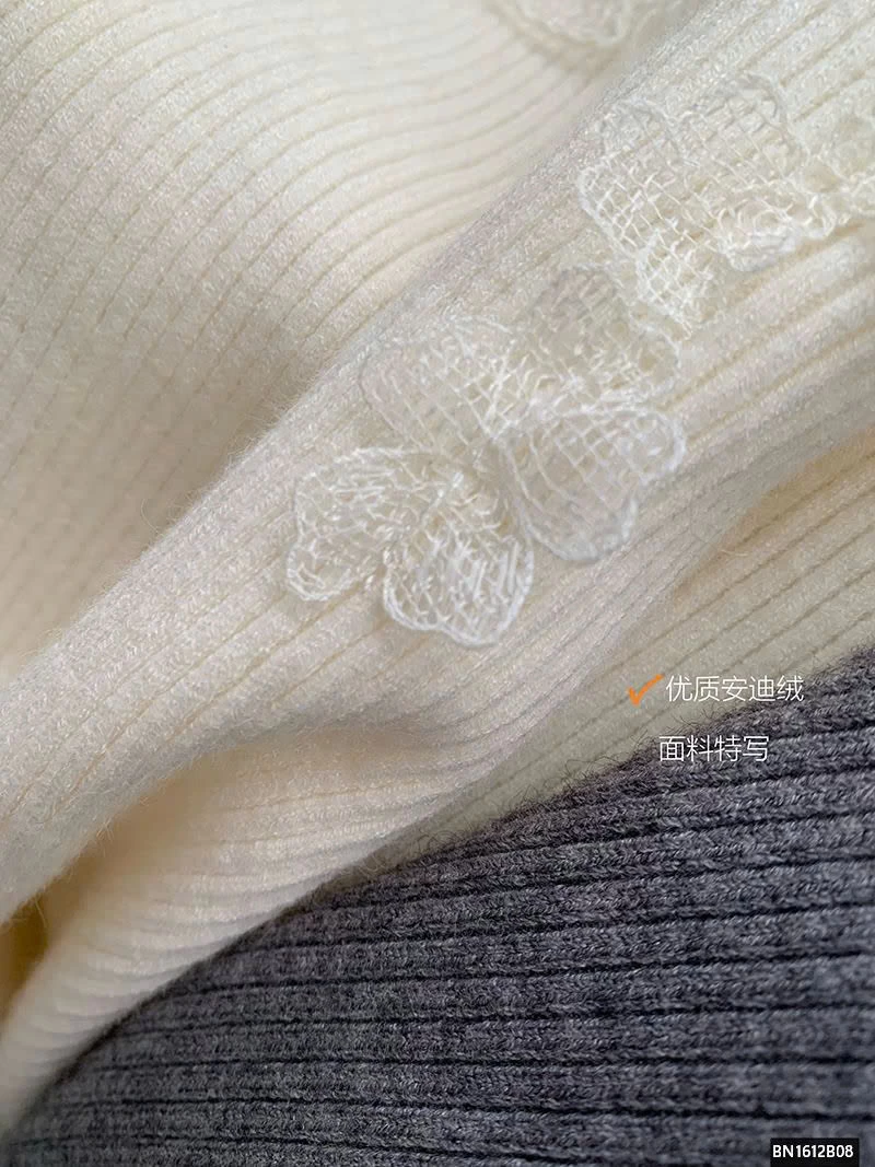 ÁO LEN DÀI TAY CỔ REN