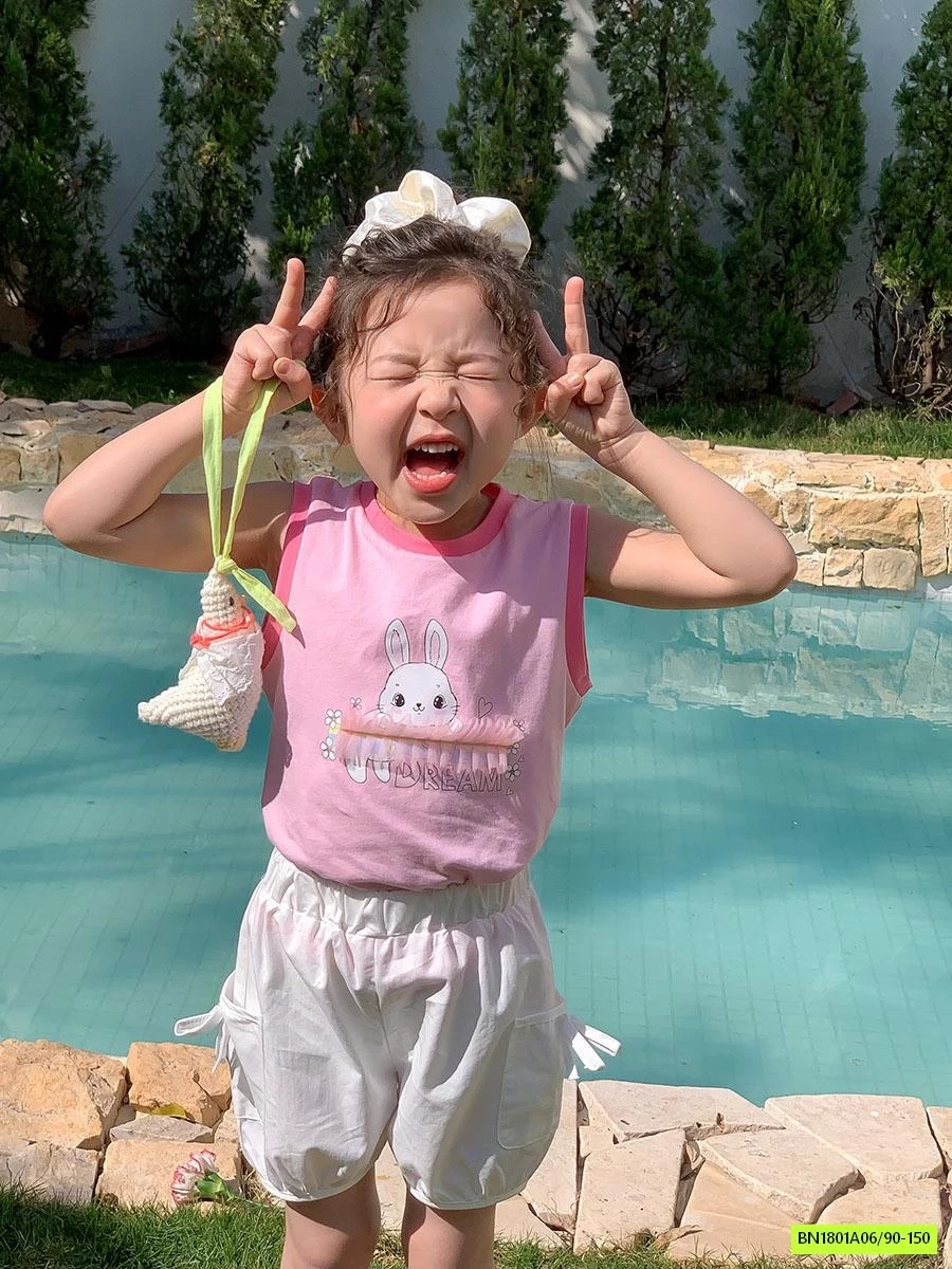 ÁO SÁT NÁCH THỎ PHỐI REN