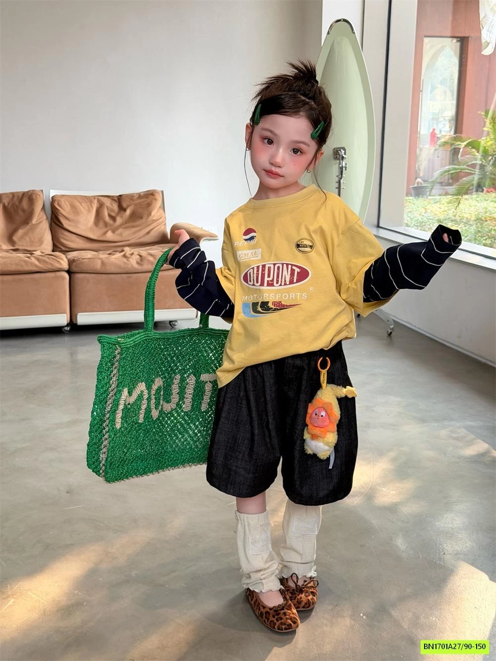 ÁO THUN GIẢ 2 LỚP TAY KẺ