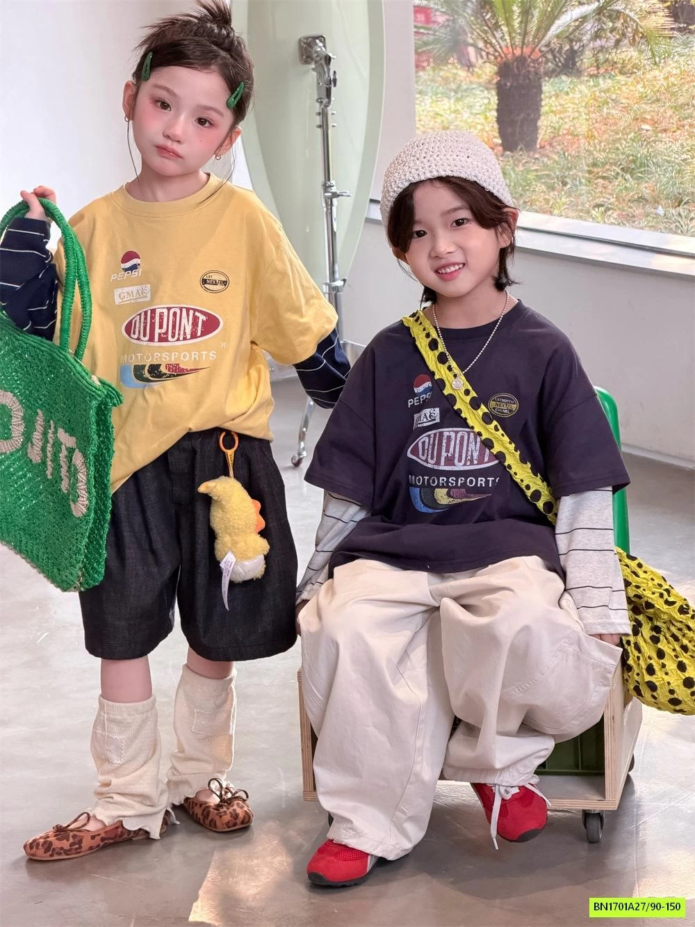 ÁO THUN GIẢ 2 LỚP TAY KẺ