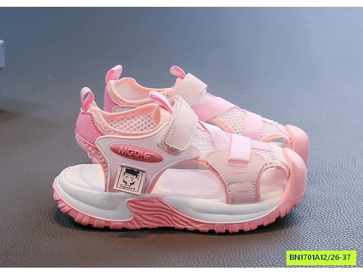 SANDAL LƯỚI BỊT MÕM QUAI DÁN