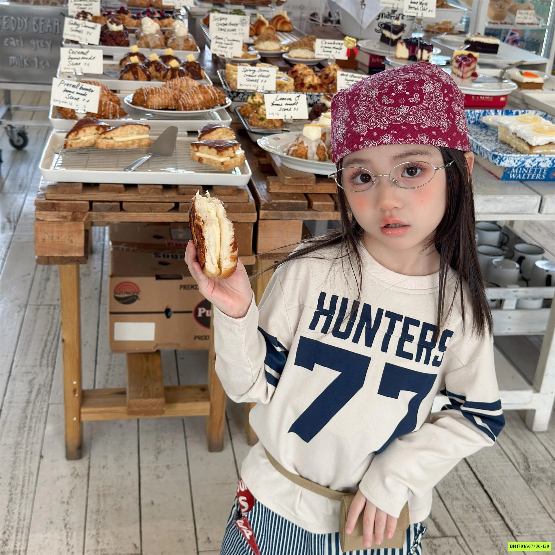 ÁO THUN 77 PHỐI KẺ 7026 ADBABY