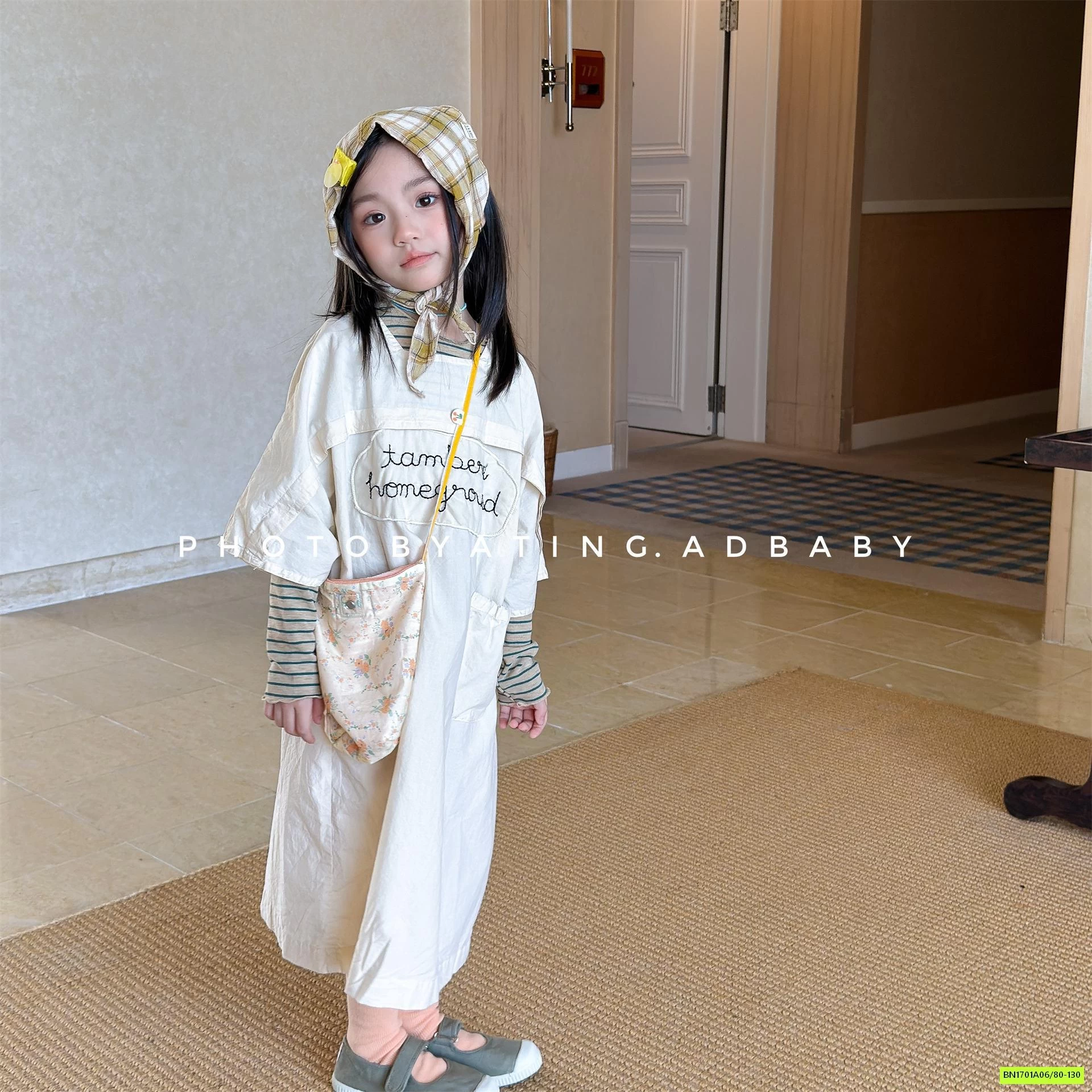 ĐẦM THÔ SUÔNG THÊU CHỮ 7012 ADBABY