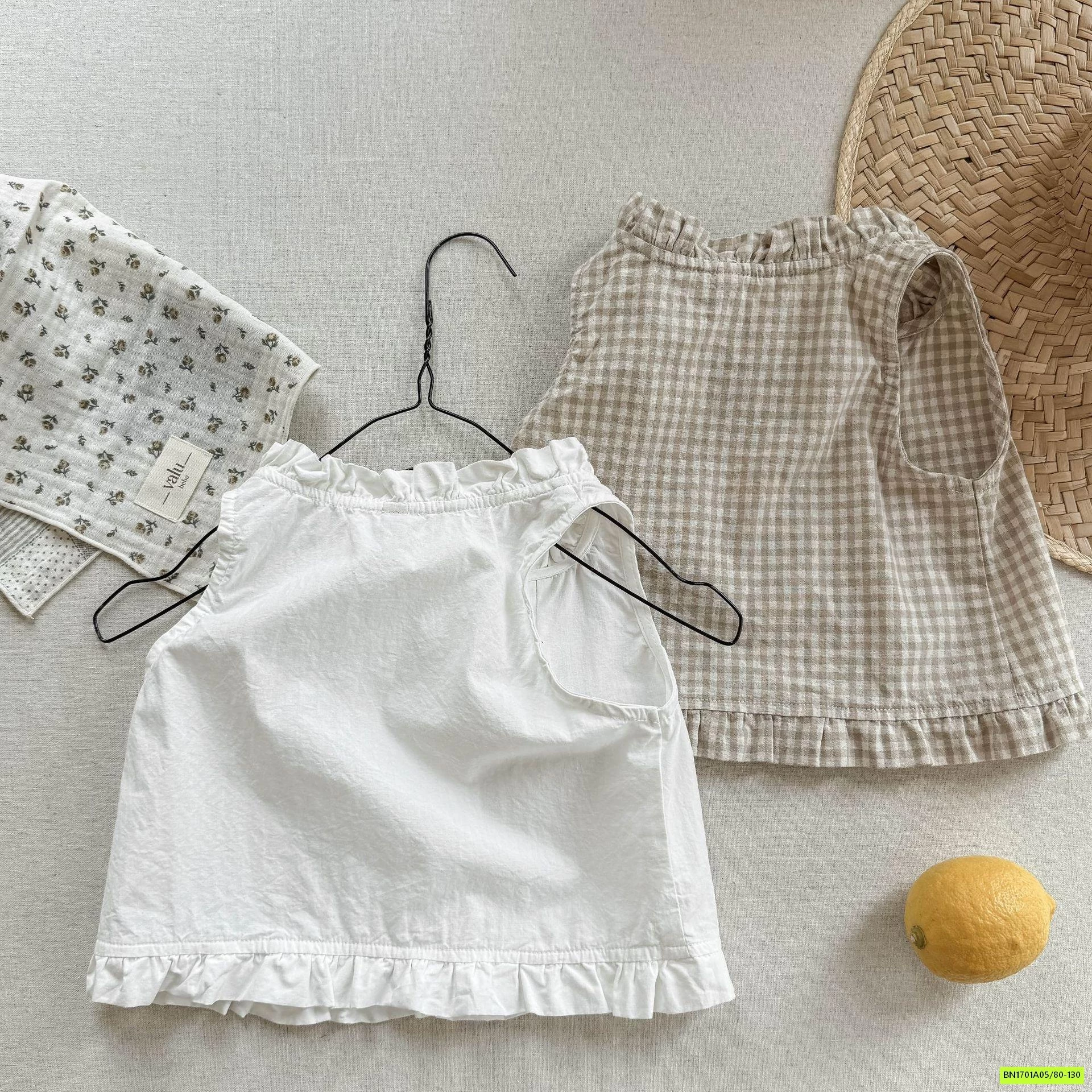 SƠ MI SÁT NÁCH VIỀN BÈO 6213 ADBABY