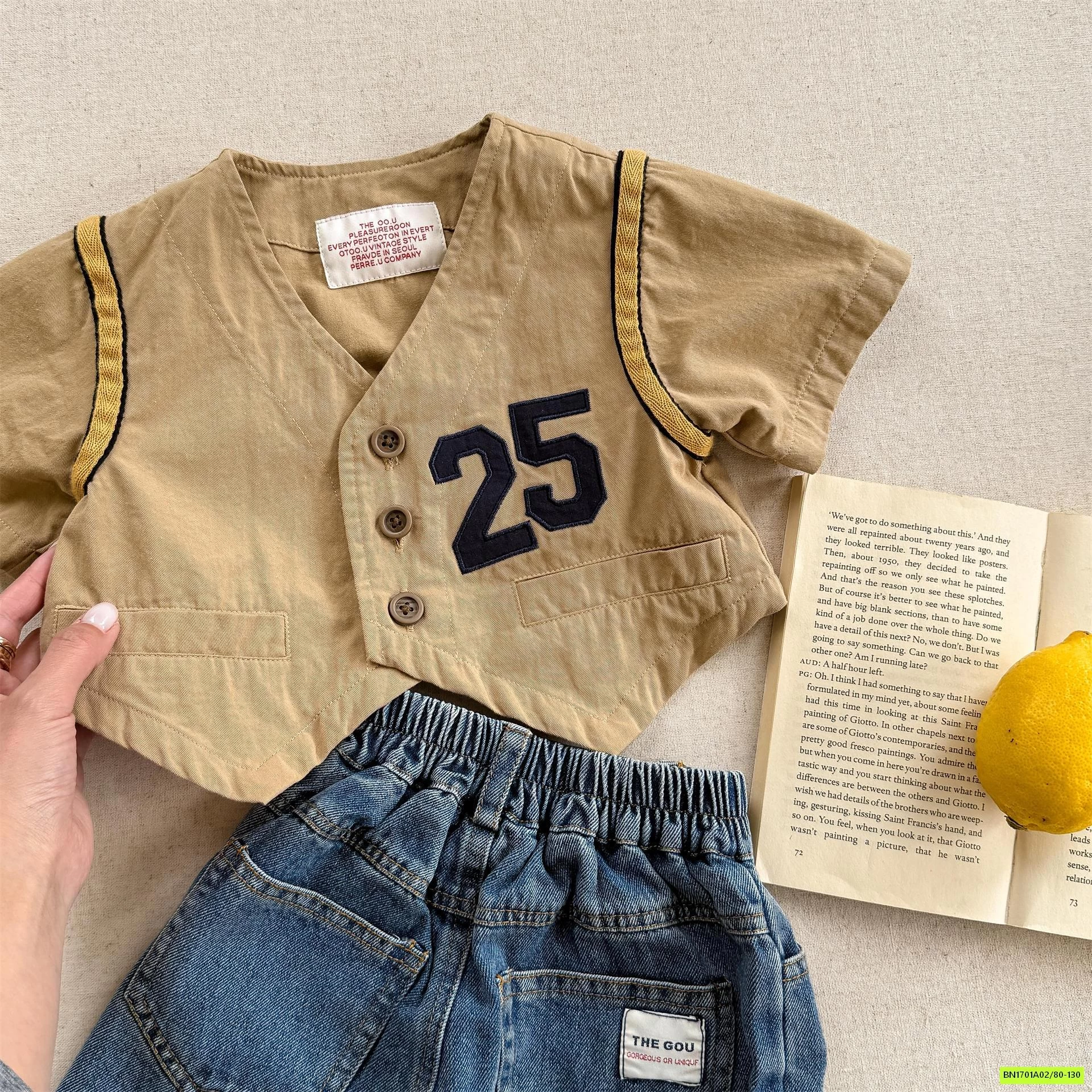 BLAZER NGẮN TAY VẠT NHỌN 6262 ADBABY