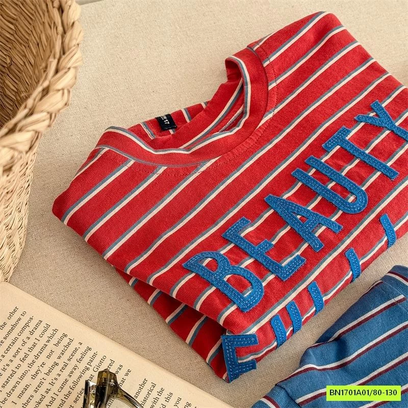 ÁO THUN KẺ TAY LỠ 6020 ADBABY