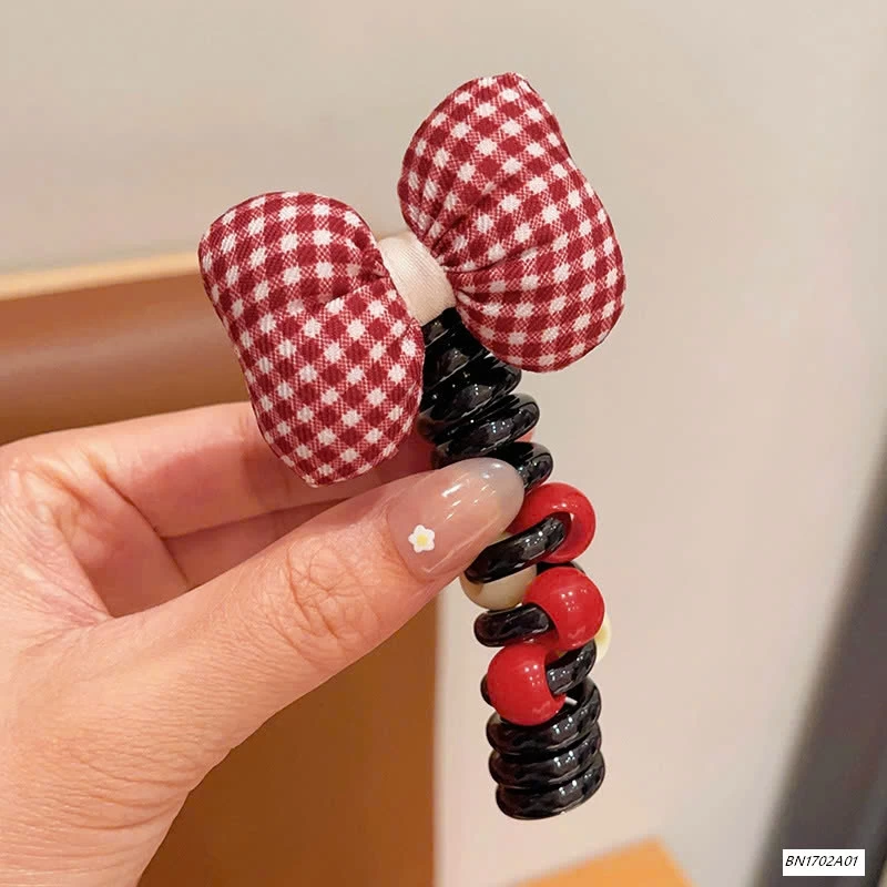 SÉT 4 DÂY BUỘC TÓC LÒ XO