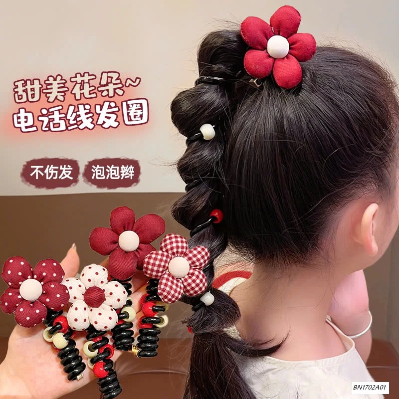 SÉT 4 DÂY BUỘC TÓC LÒ XO