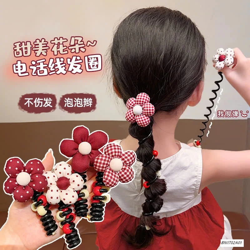 SÉT 4 DÂY BUỘC TÓC LÒ XO