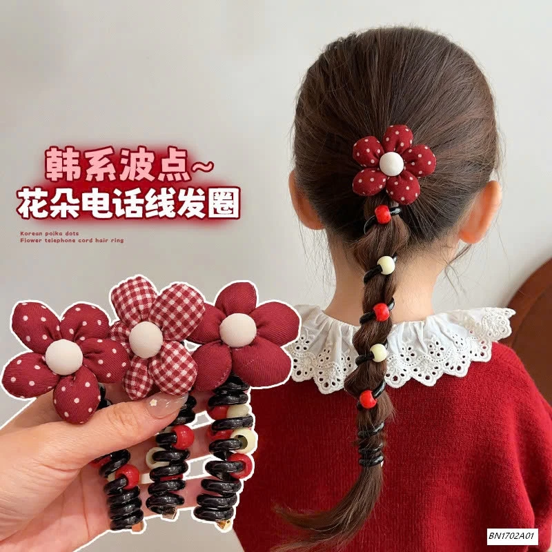 SÉT 4 DÂY BUỘC TÓC LÒ XO