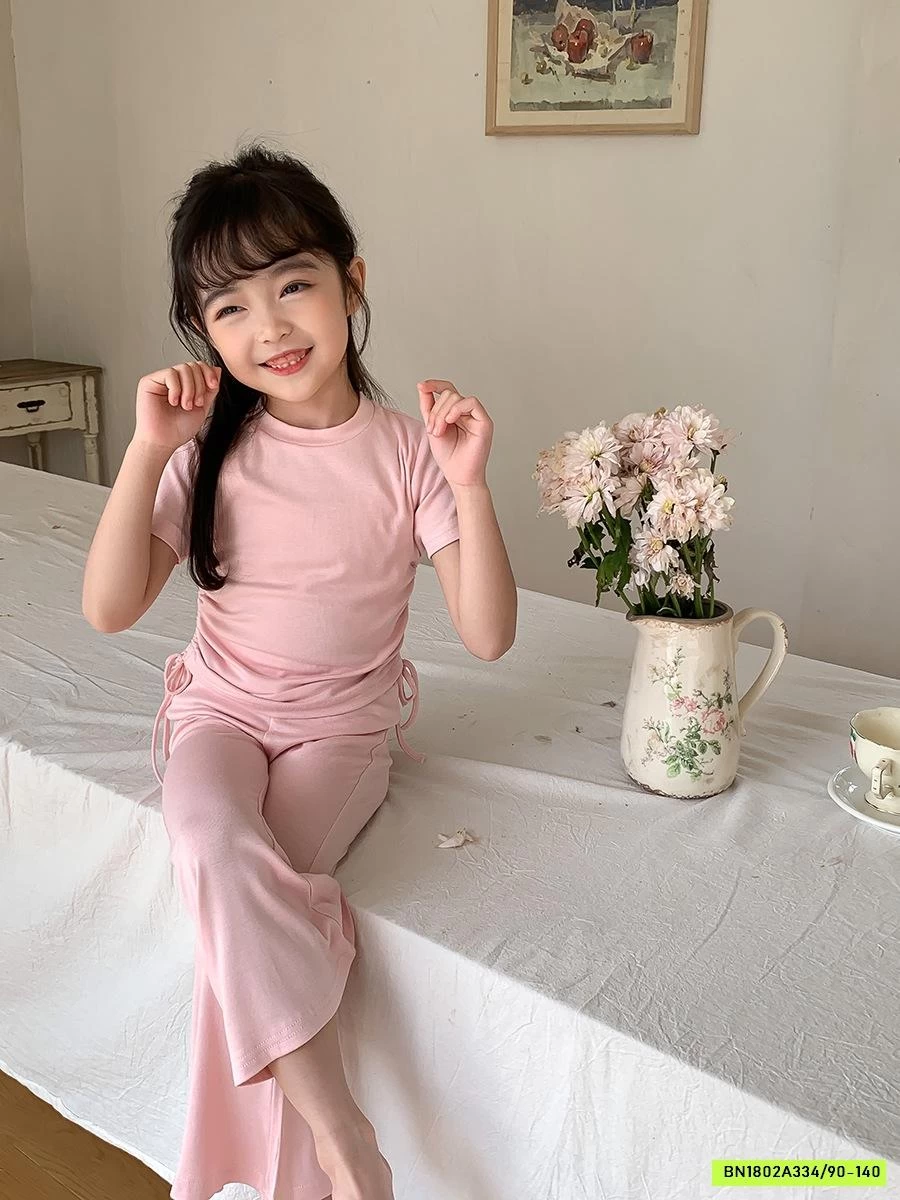 SÉT BỘ THUN LOE ÁO RÚT EO