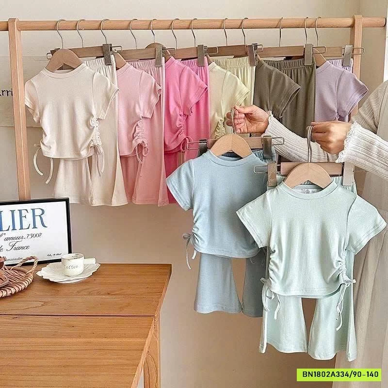 SÉT BỘ THUN LOE ÁO RÚT EO