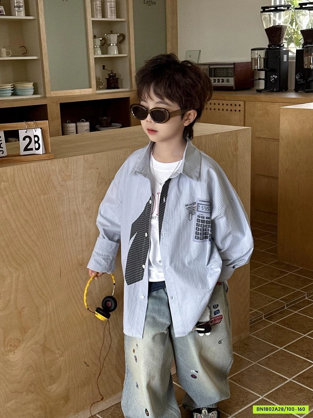 SƠ MI SỌC IN HÌNH CAVAT AFTE