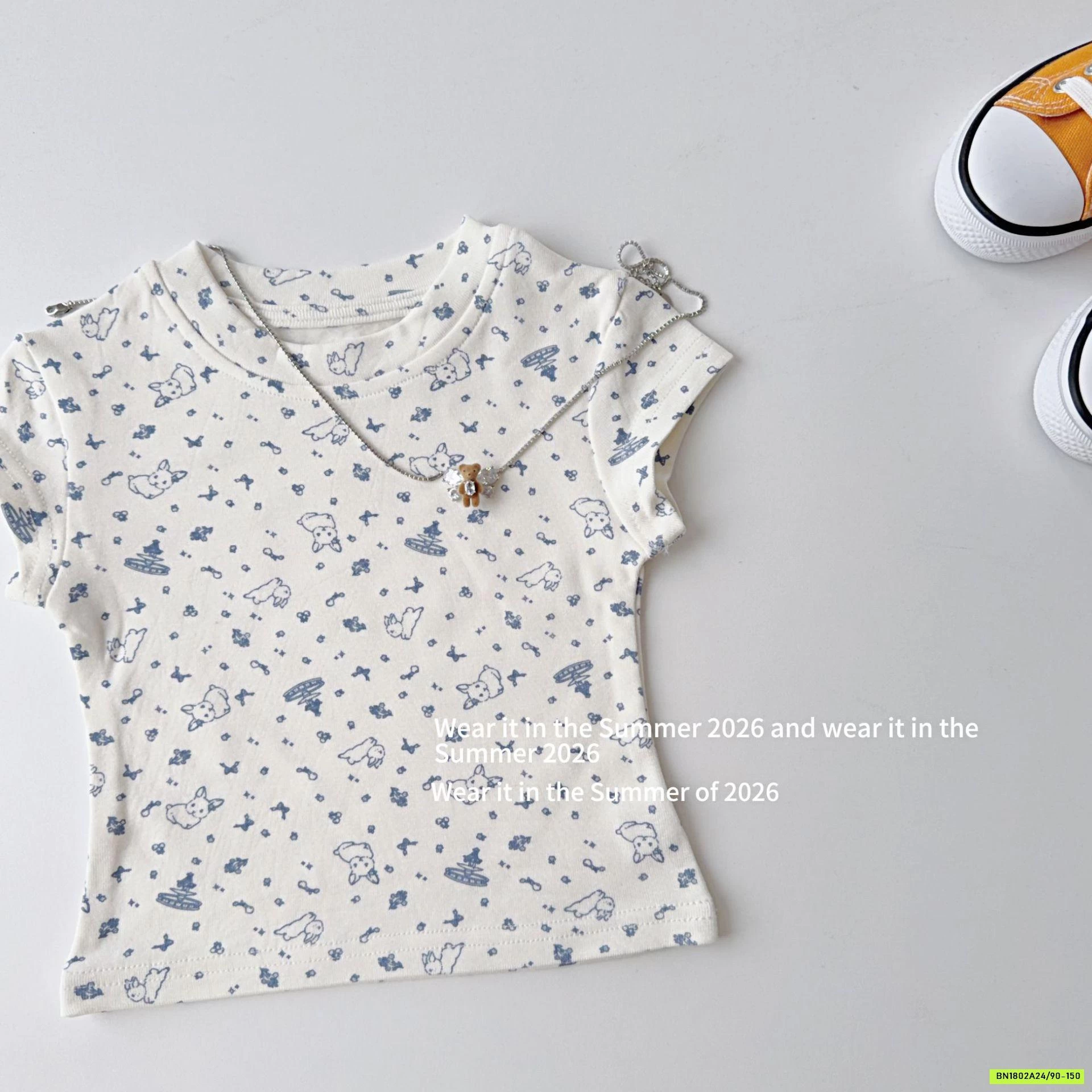 SÉT ÁO IN HÌNH MIX CV BÈO TẦNG T&Q KIDS