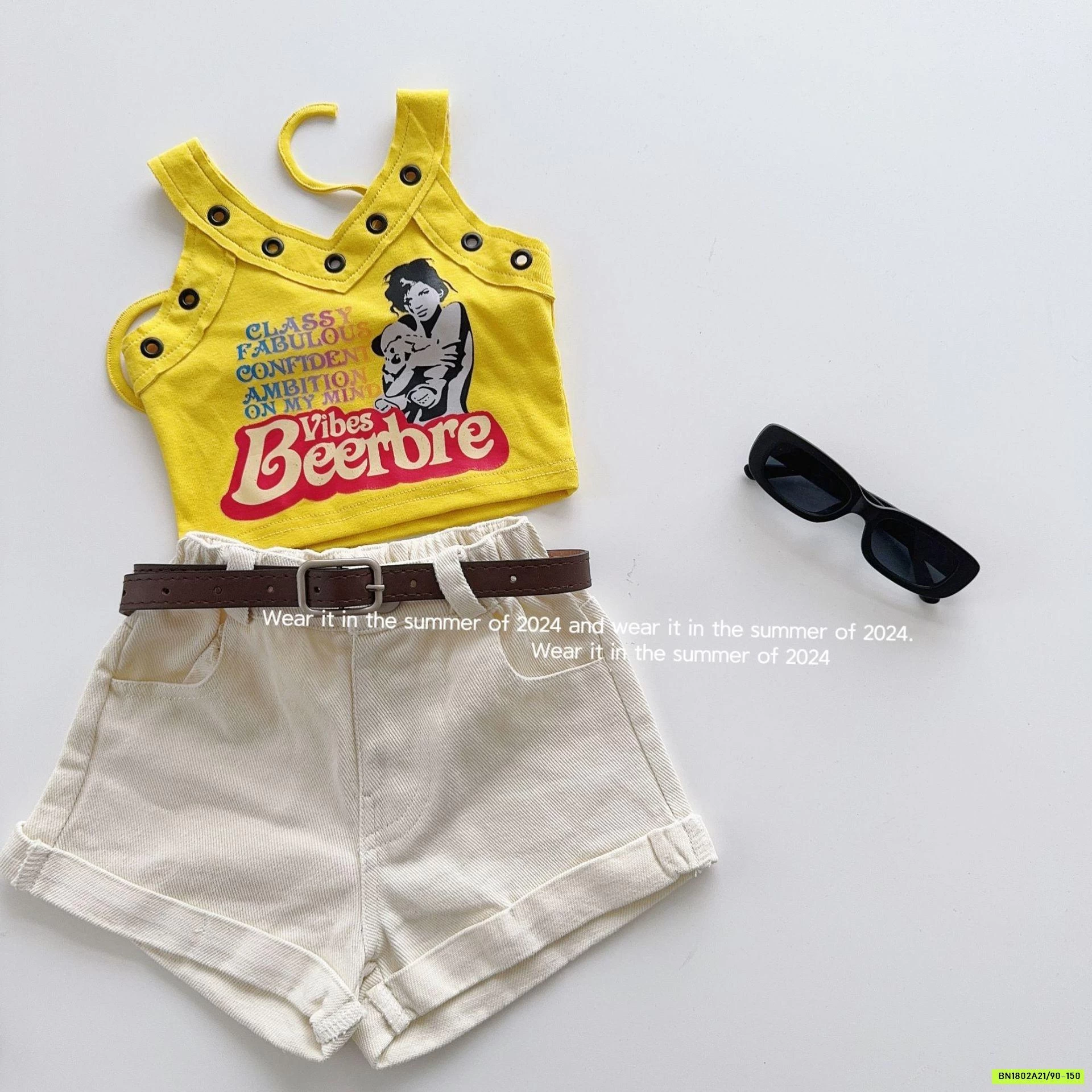 SHORT GẤP GẤU T&Q KIDS