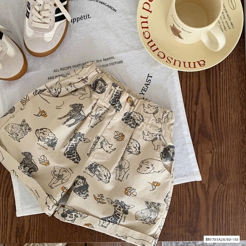 SHORT THÔ ĐỘNG VẬT