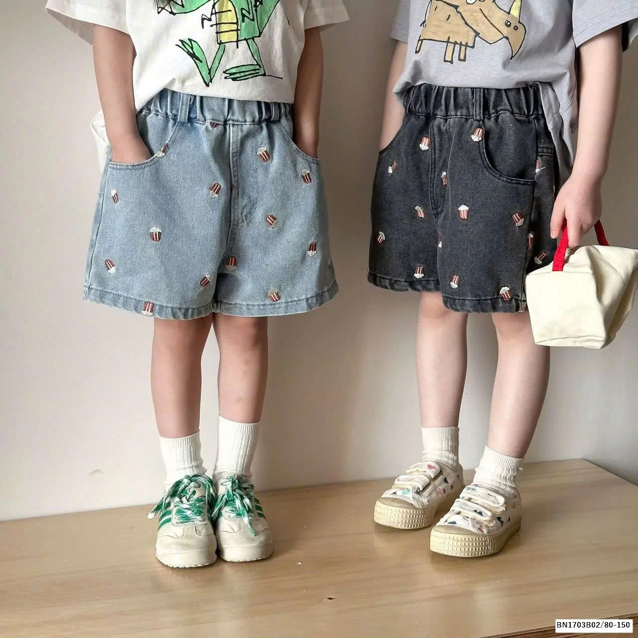 QUẦN SHORT JEAN CHO BÉ