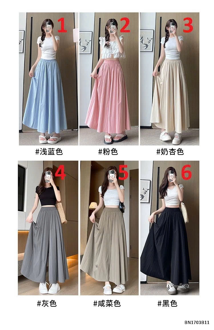 QUẦN ỔNG RỘNG GIẢ VÁY