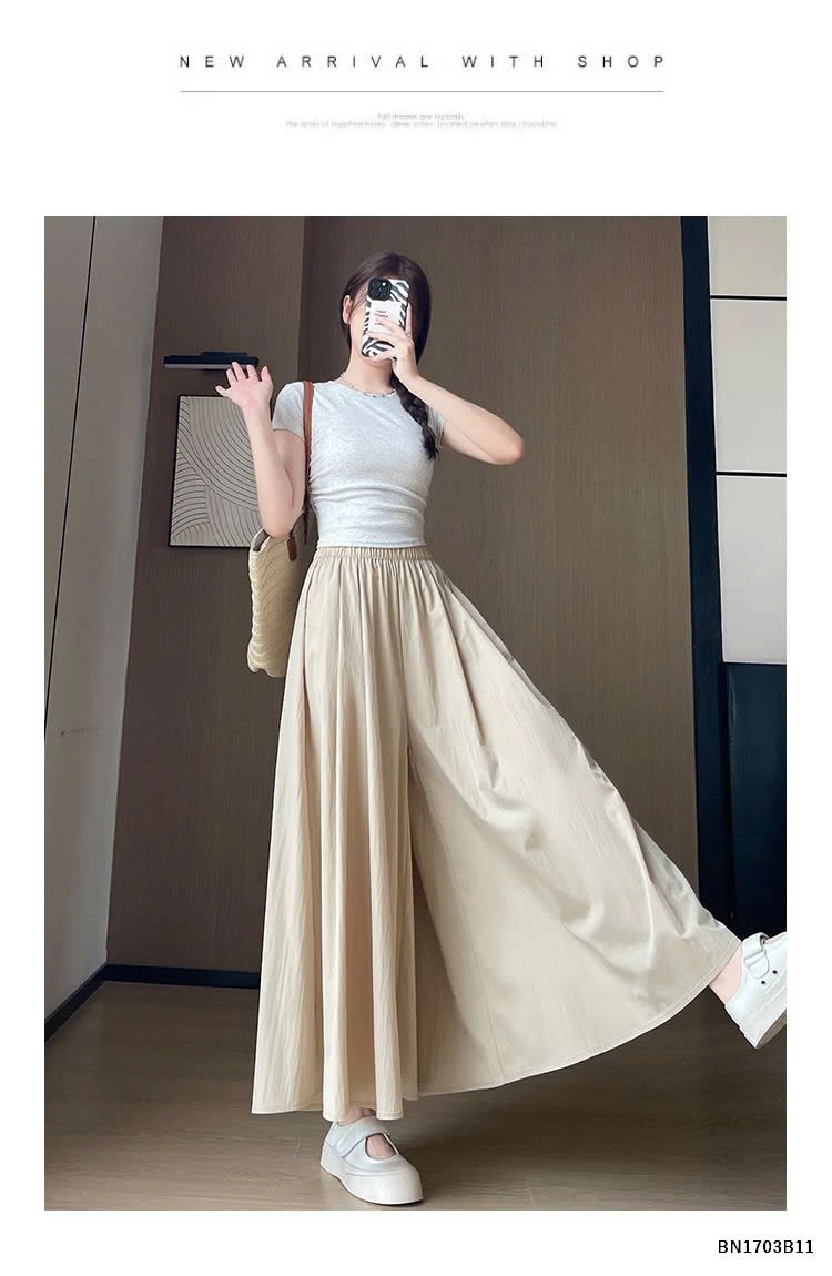 QUẦN ỔNG RỘNG GIẢ VÁY