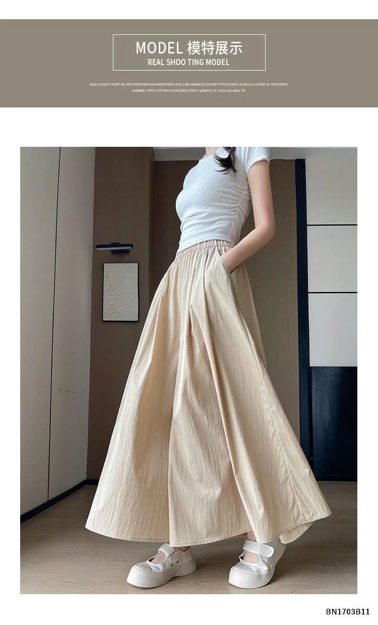 QUẦN ỔNG RỘNG GIẢ VÁY