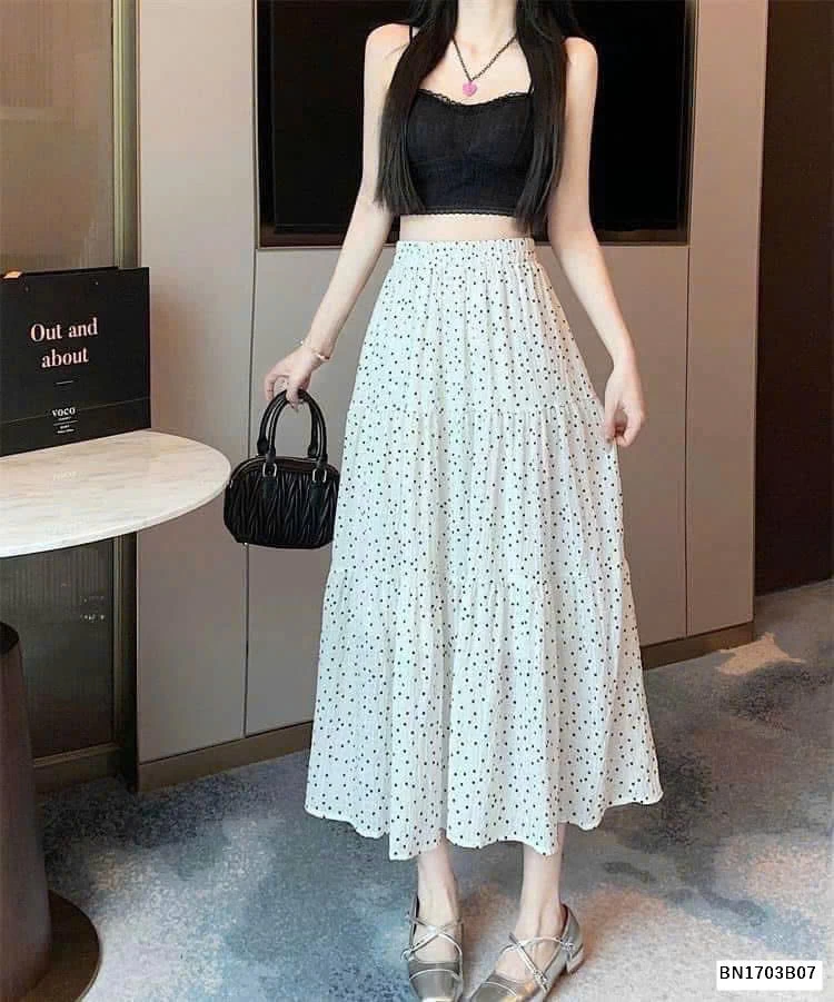 CHÂN VÁY CHẤM BI TQXK