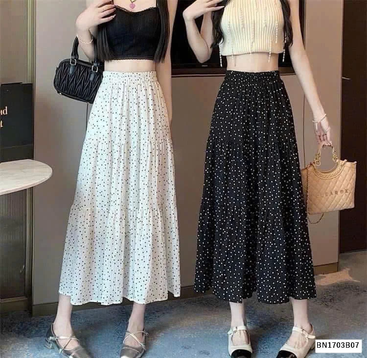 CHÂN VÁY CHẤM BI TQXK