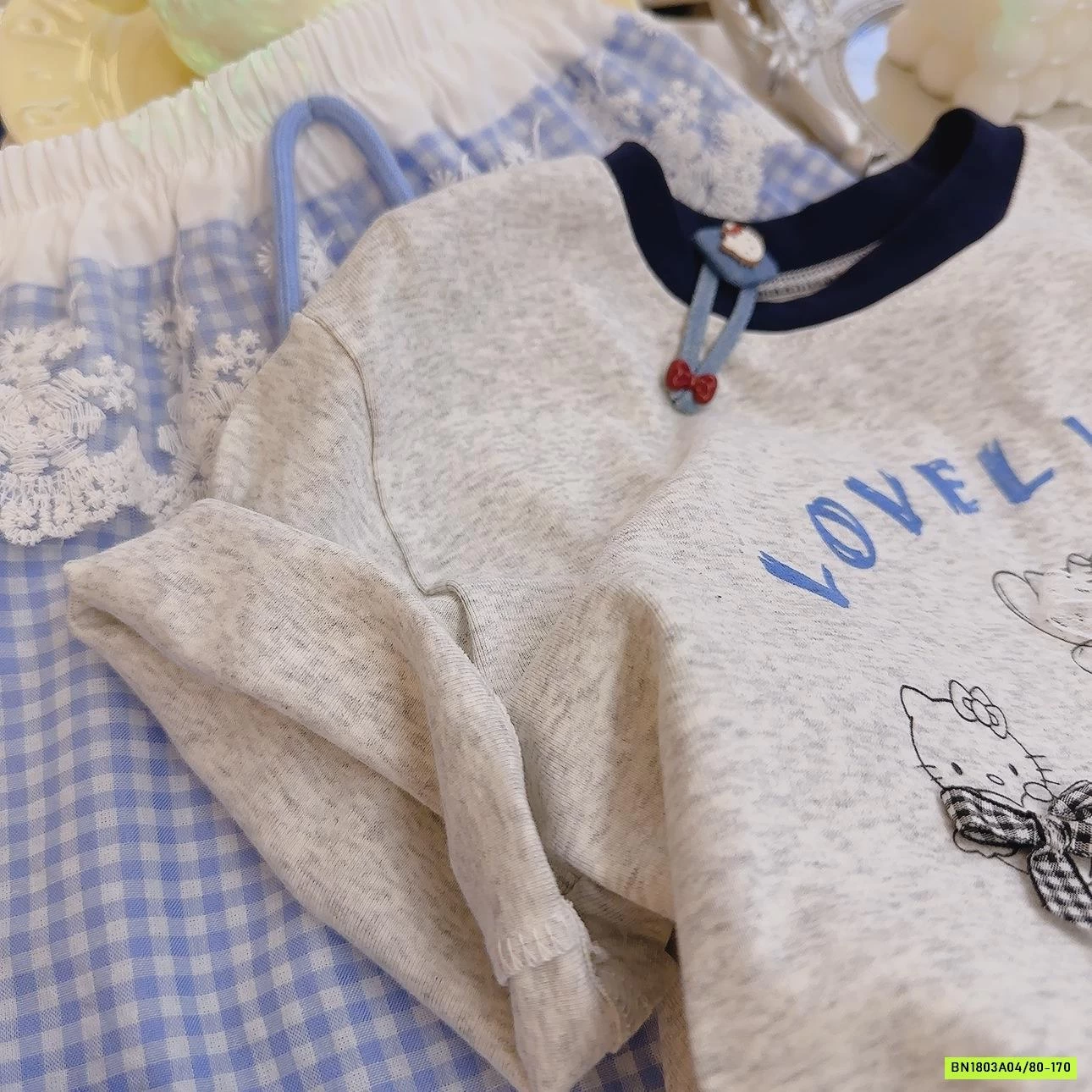 SÉT XÁM QUẦN CARO XANH