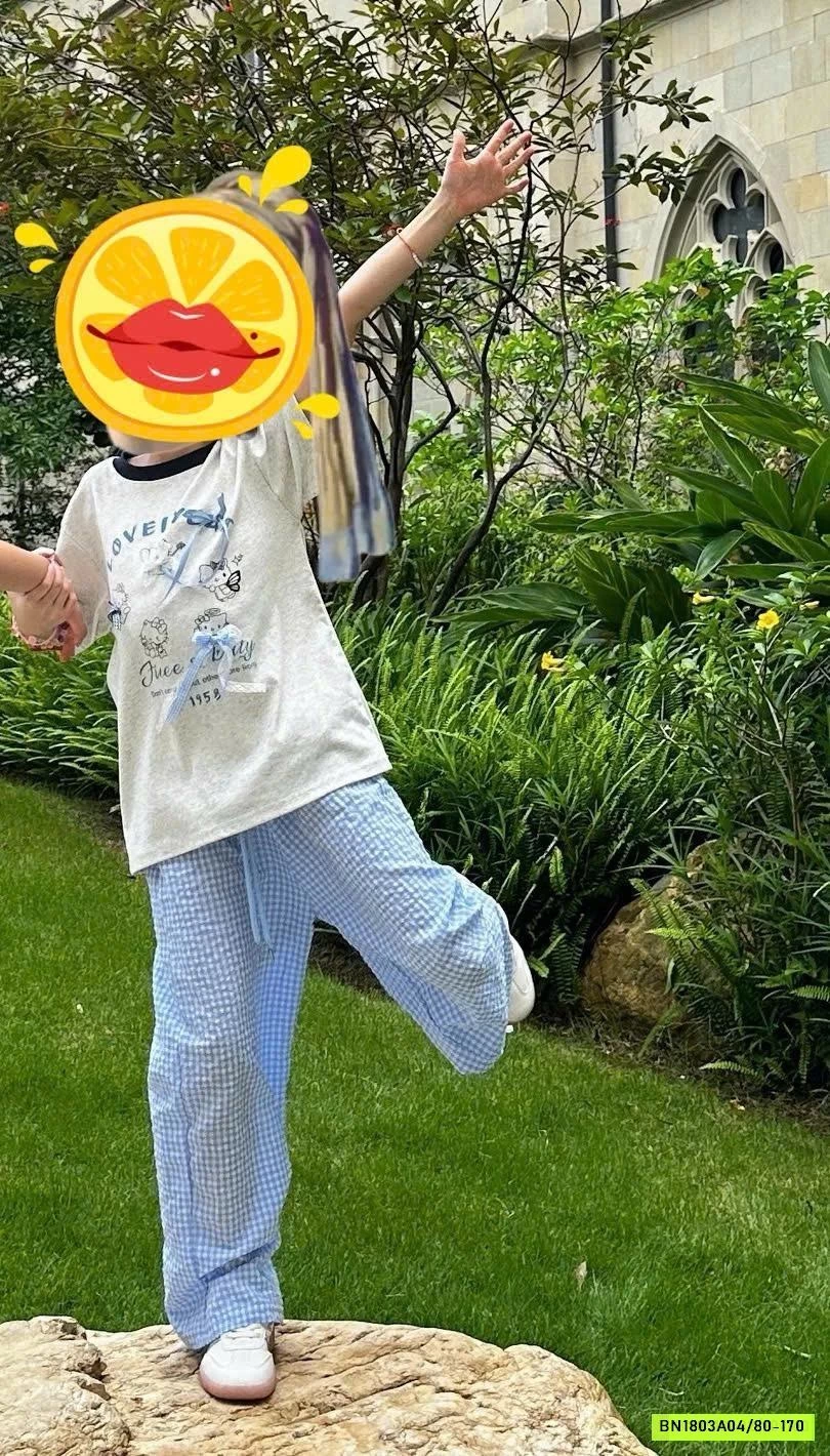 SÉT XÁM QUẦN CARO XANH