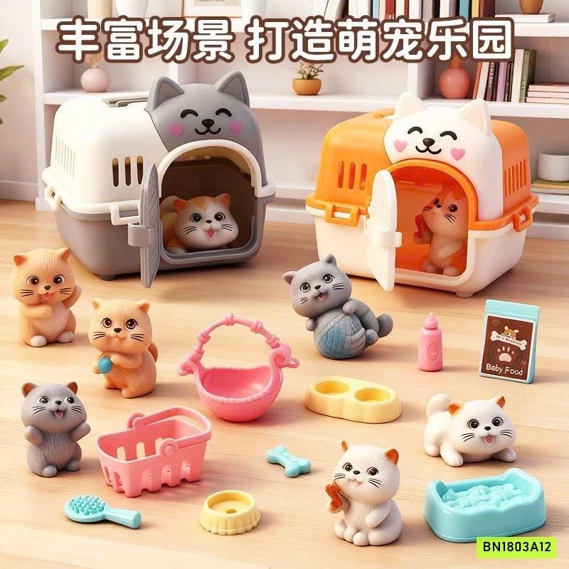 BỘ ĐỒ CHƠI THÚ CƯNG MINI 39 CHI TIẾT