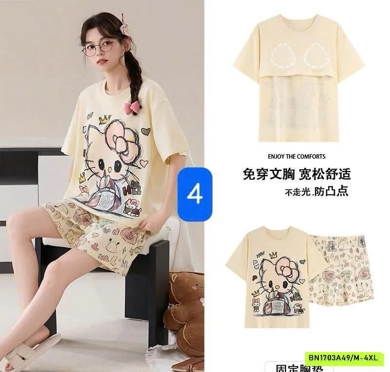 BỘ MẶC NHÀ NỮ KÈM BRA CC