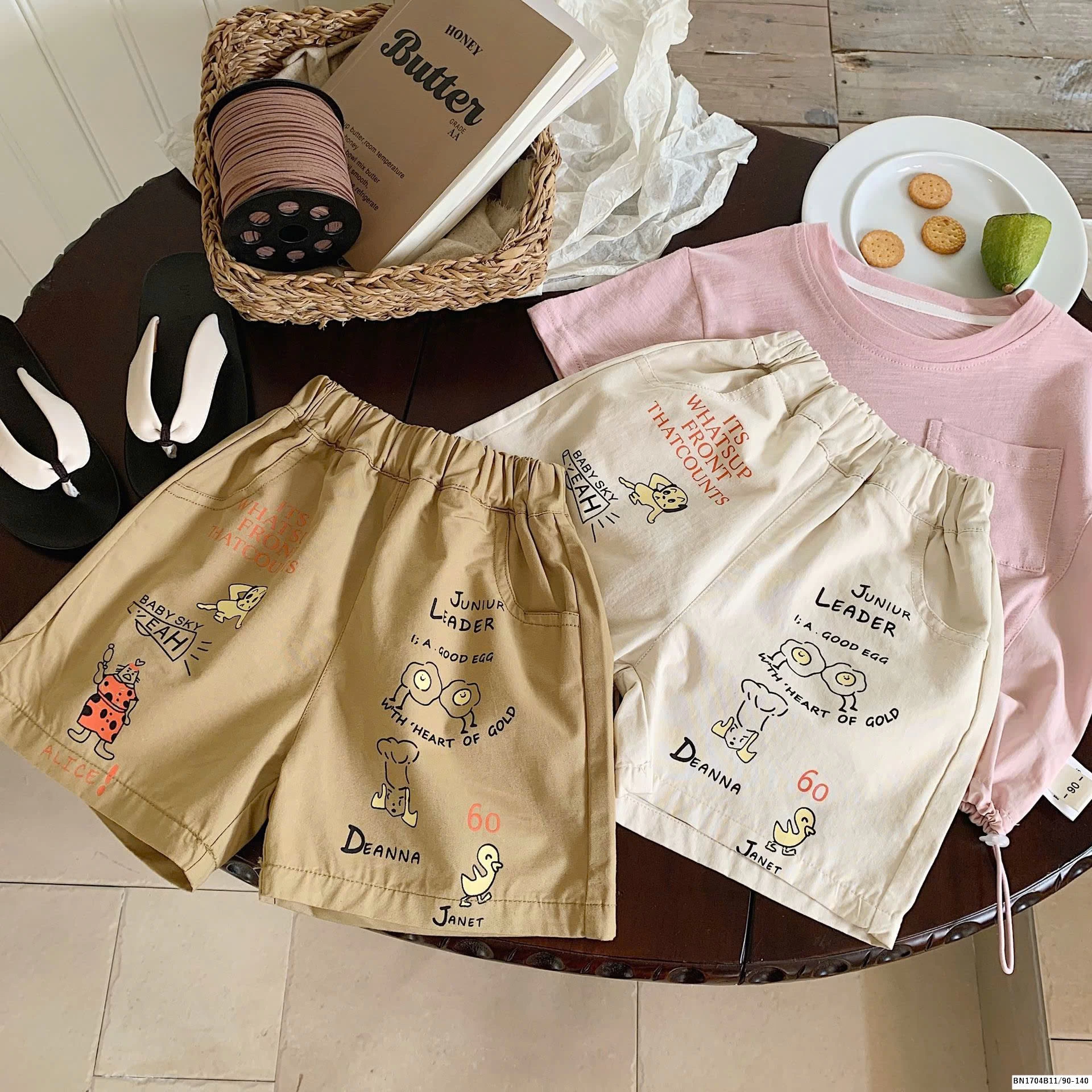 QUẦN SHORT IN HÌNH DỄ THƯƠNG