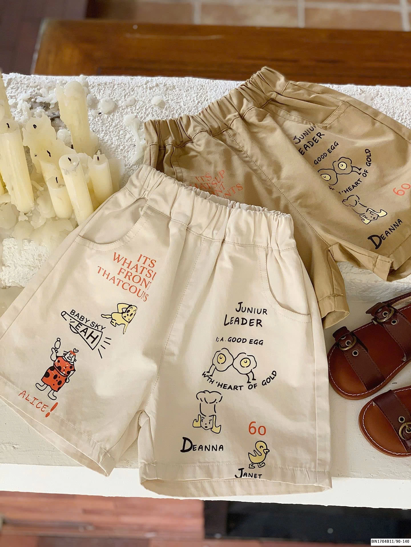 QUẦN SHORT IN HÌNH DỄ THƯƠNG