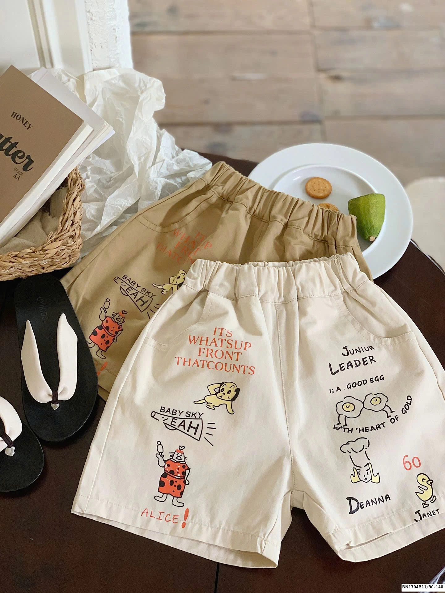 QUẦN SHORT IN HÌNH DỄ THƯƠNG