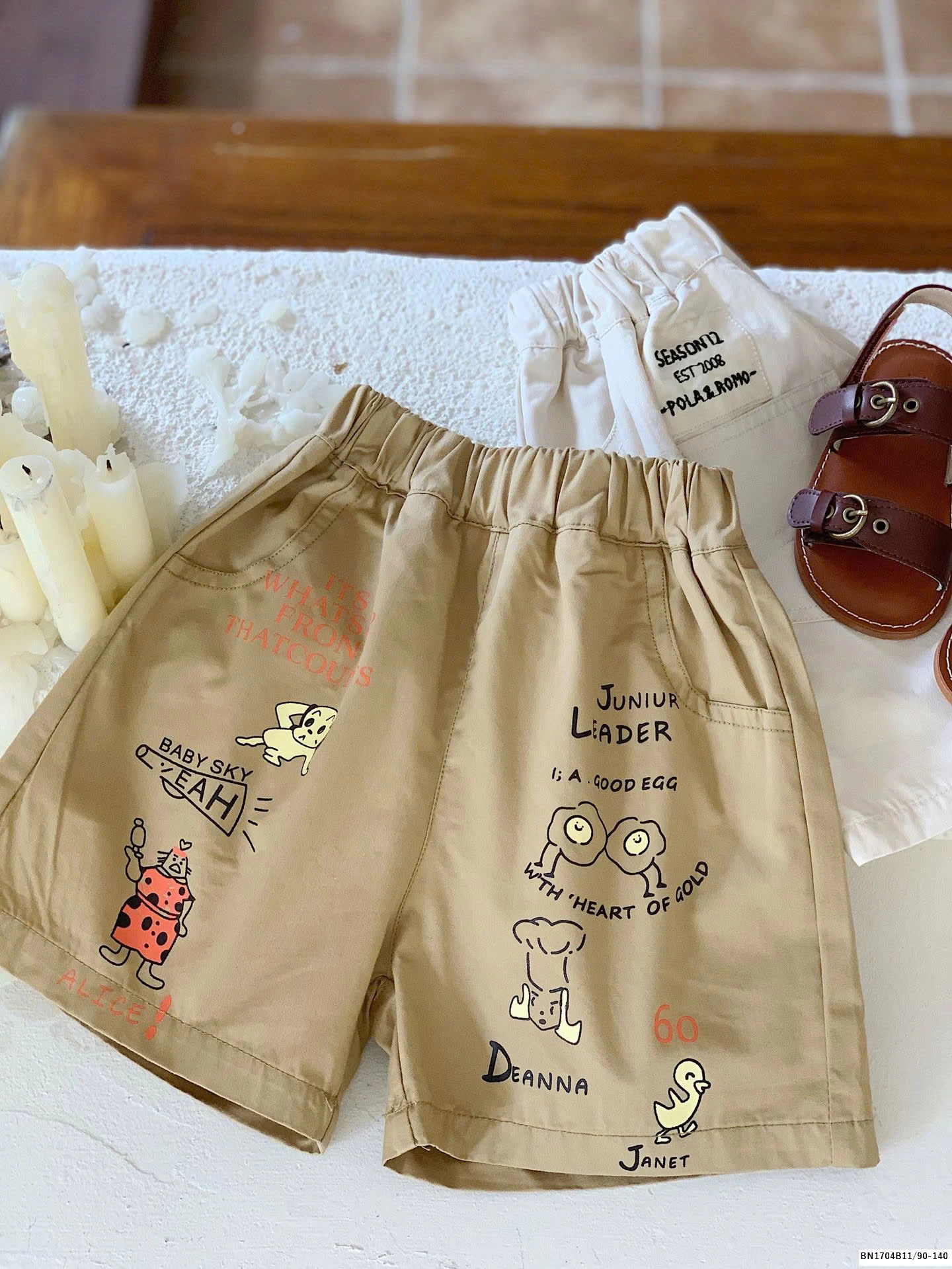 QUẦN SHORT IN HÌNH DỄ THƯƠNG