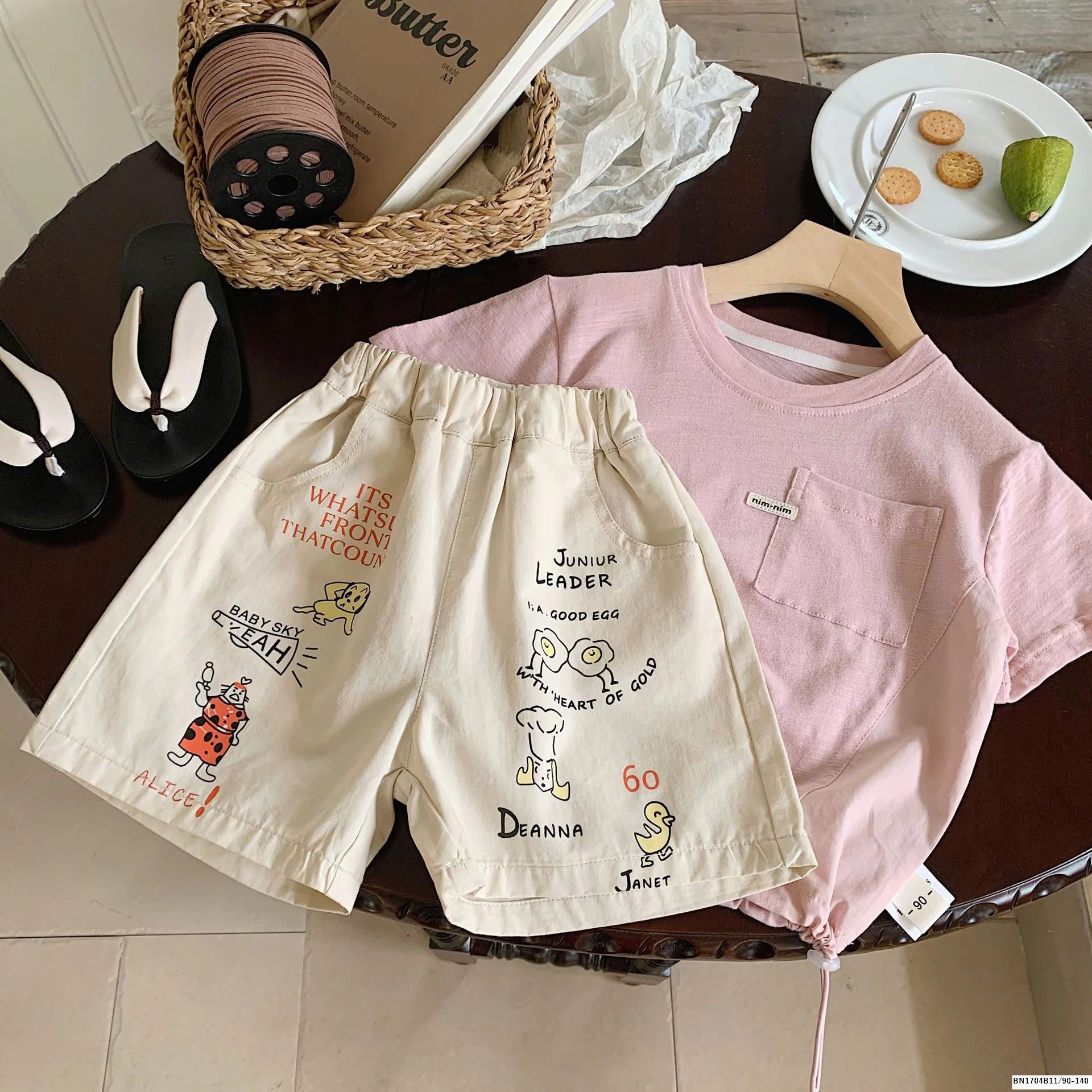 QUẦN SHORT IN HÌNH DỄ THƯƠNG