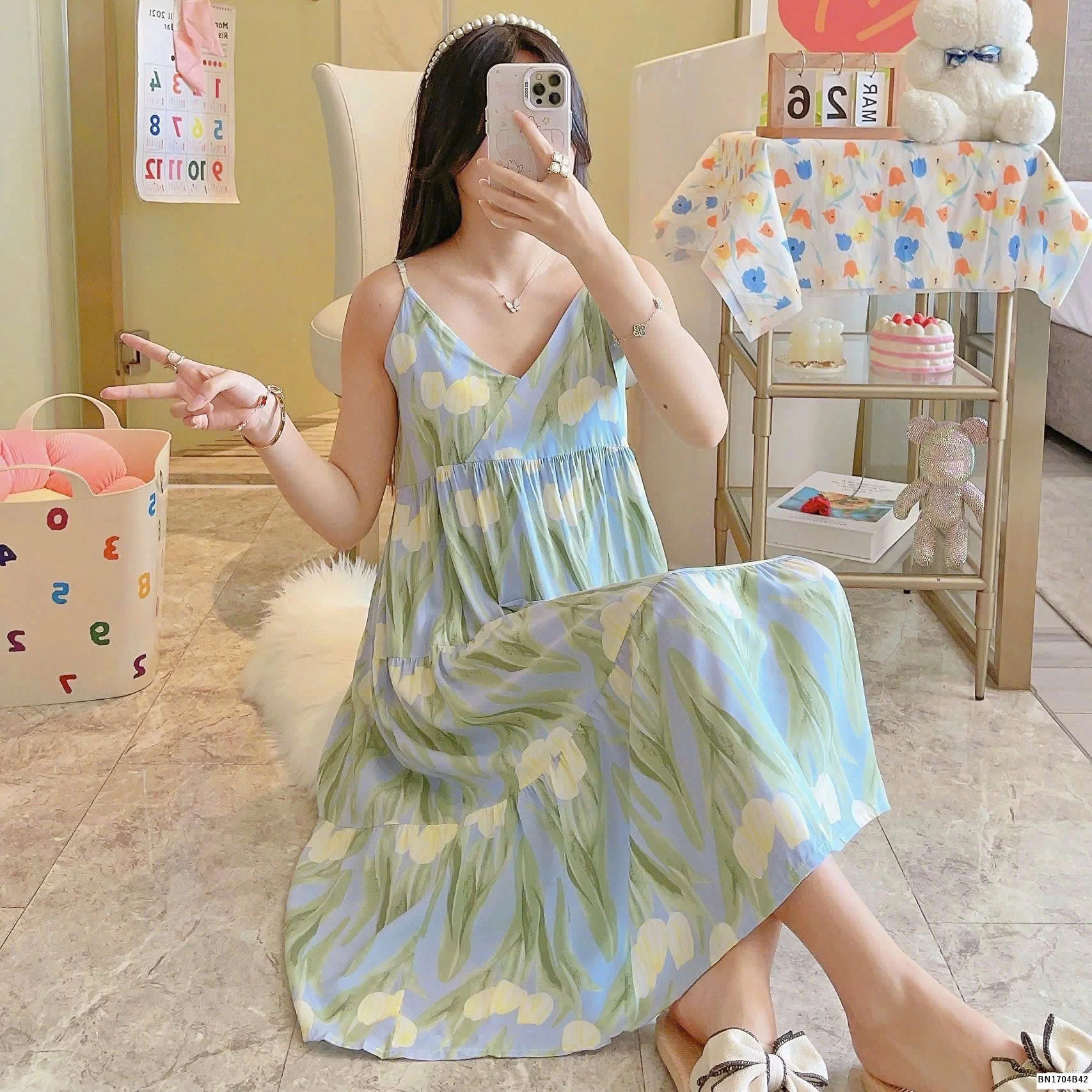 VÁY LANH 2 DÂY QUẢNG CHÂU