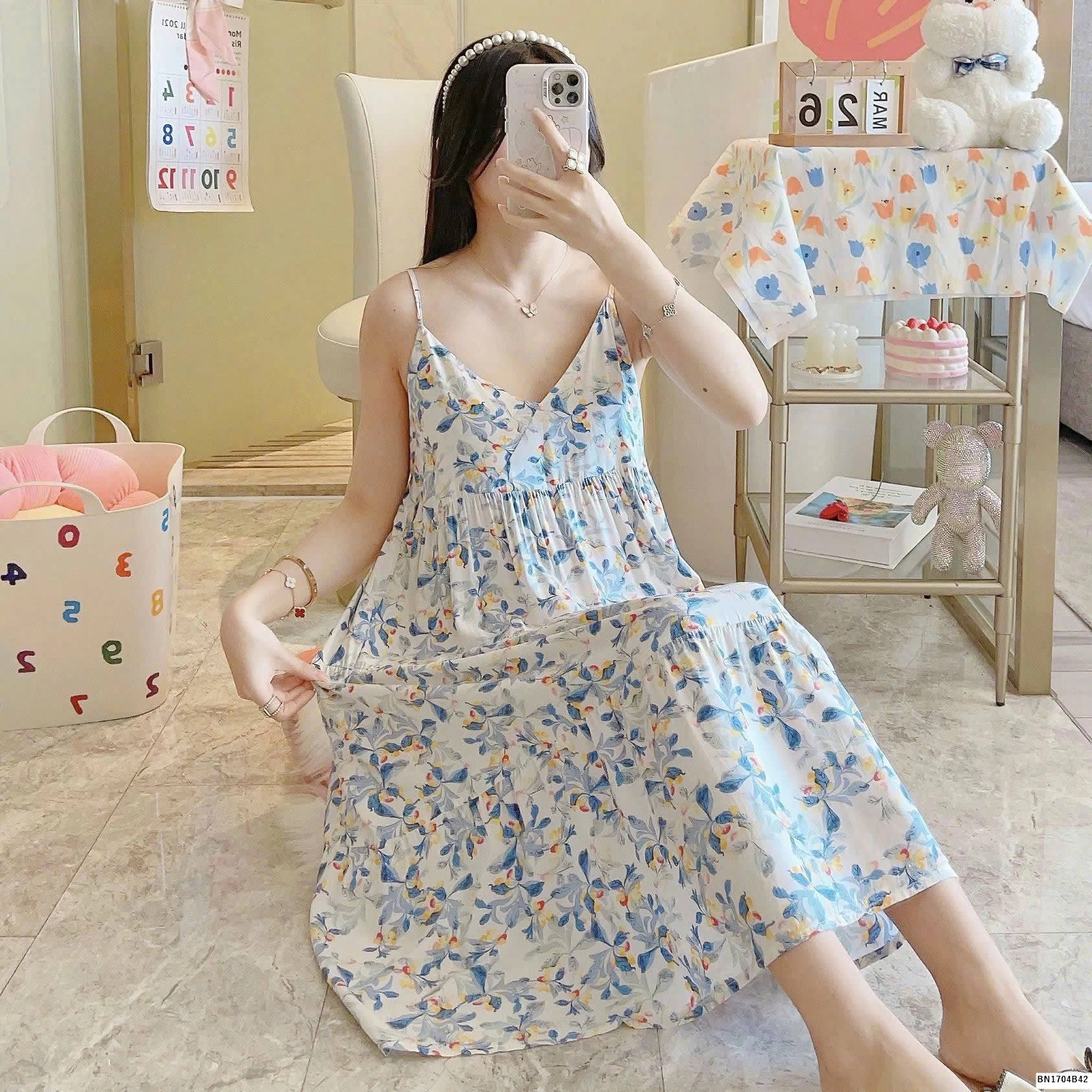 VÁY LANH 2 DÂY QUẢNG CHÂU